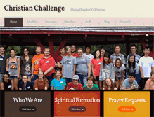 Tablet Screenshot of christianchallenge.us