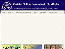 Tablet Screenshot of christianchallenge.org